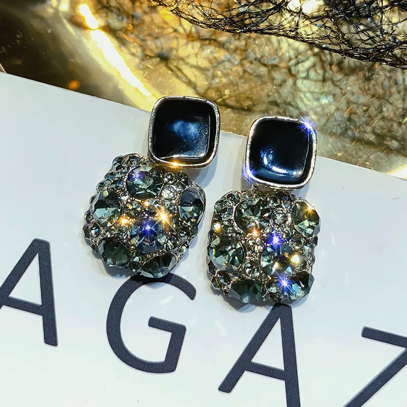 FYUAN винтажные геометрические серьги-гвоздики для женщин Bijoux маленькие