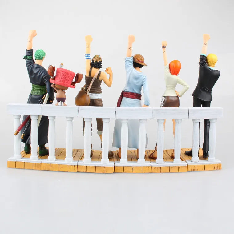 Аниме одна штука 6 шт./компл. драматическая витрина 1-й сезон Луффи Зоро Нами Usopp