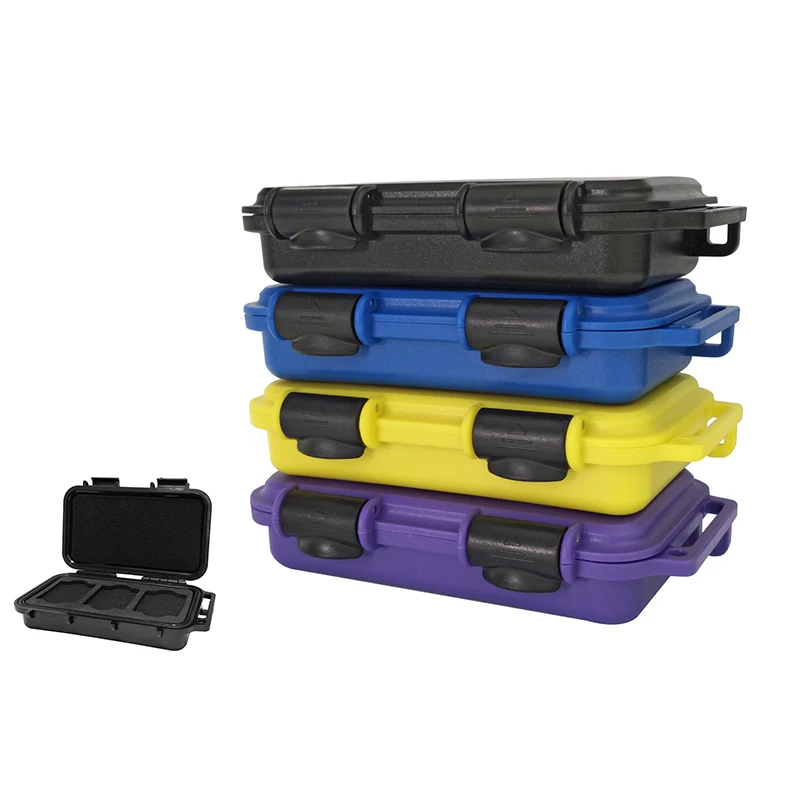 

Outdoor Shockproof Box Protection Waterproof Boxes Tool Box Plastic Storage Tools Sealed Container Memory Card Box