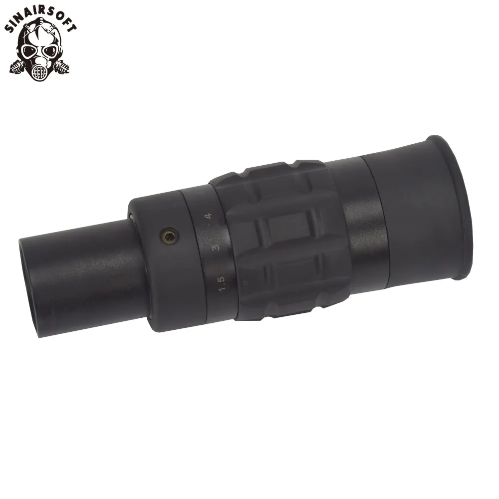 SINAIRSOFT Tactical Zooming 1,5-5X увеличенная Оптическая лупа с откидным креплением в сторону для охоты