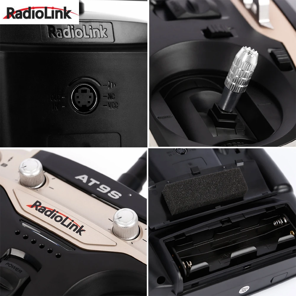 Передатчик системы Radiolink AT9S 2 4G 9CH контроллер Remont с приемником R9DS для FPV дрона