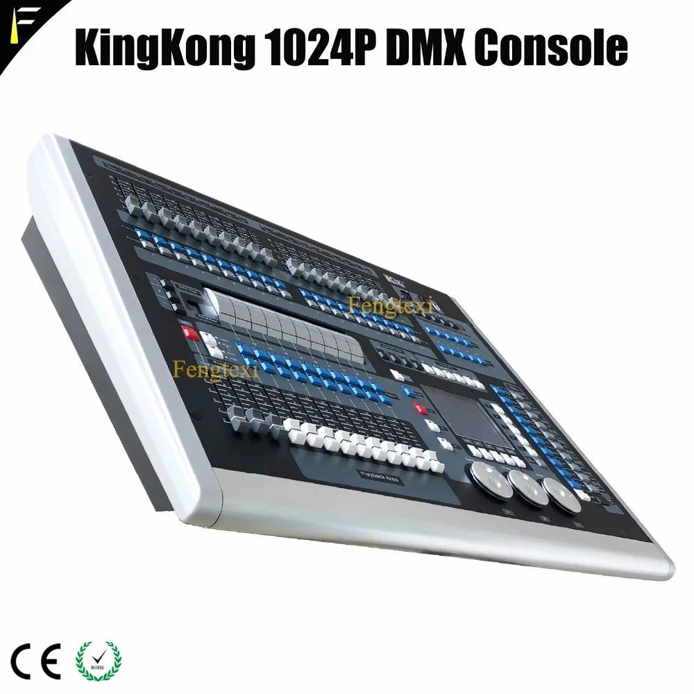 Обновление Kingkong 1024P сценический луч движущаяся головка светильник DMX консоль 1024 регулятор каналов стол подключение 80 компьютерный светильник