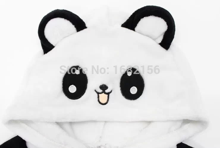 Зимний фланелевый Детский карнавальный костюм пижама с пандой Rilakkuma Пижама
