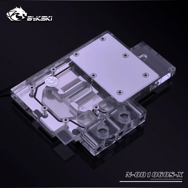 Bykski N OD1060S X VGA полное покрытие блок водяного охлаждения со светодиодной