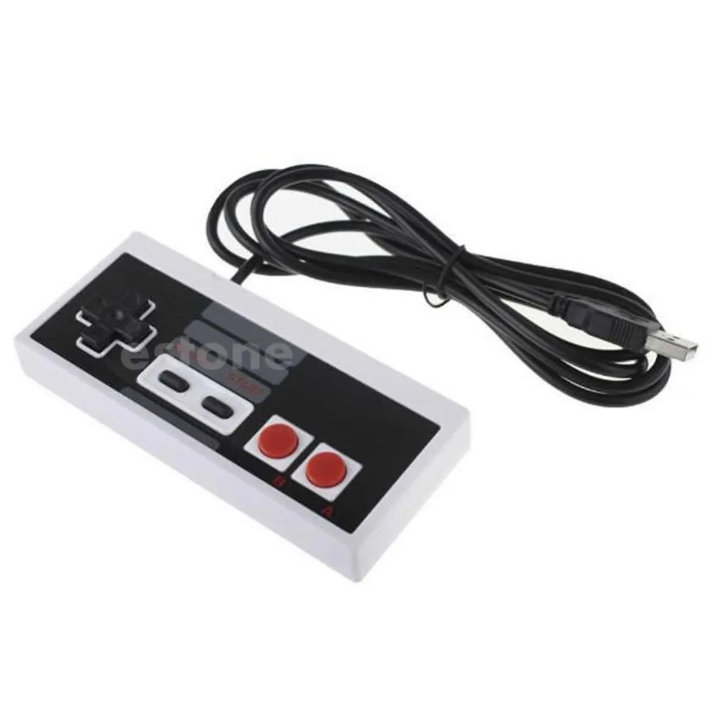 Игровой контроллер USB Plug Play пластик черный + серый для NES ПК Windows новинка|Геймпады| |