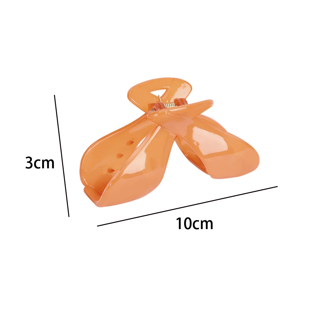 

Women Hair Claw Clamp Plastic Large Ponytail Clip Pure Color Hairpin Claws Clamp Headwear Hair Accessories New