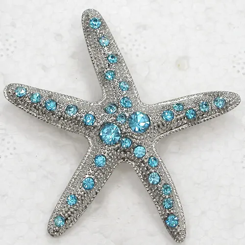 

Star pins brooch Crystal Rhinestone Starfish Pin brooches C949 R