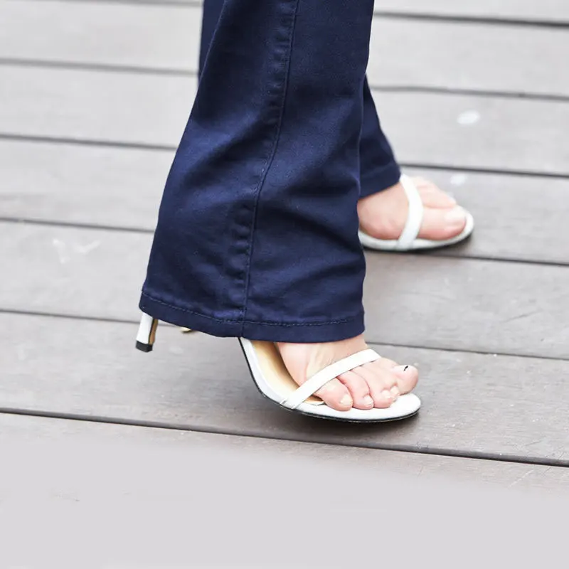 Модные расклешенные джинсы со средней талией бойфренды для женщин узкие с