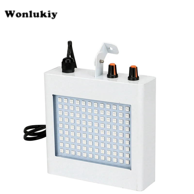 Wonlukiy мини 108 SMD5050 RGB светодиоды стробоскопный фонарь сценический эффект