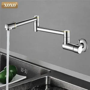 Смесители для кухни XOXO, поворот на 360 градусов, одиночный холодный настенный кран, раковина, настенный кран, холодный кран
