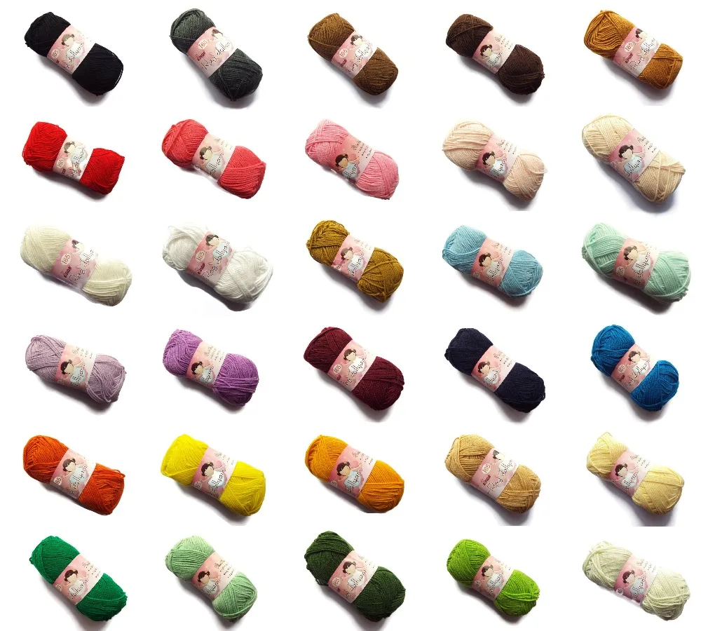 Высококачественная акриловая пряжа для кукол специально разработанная вязания