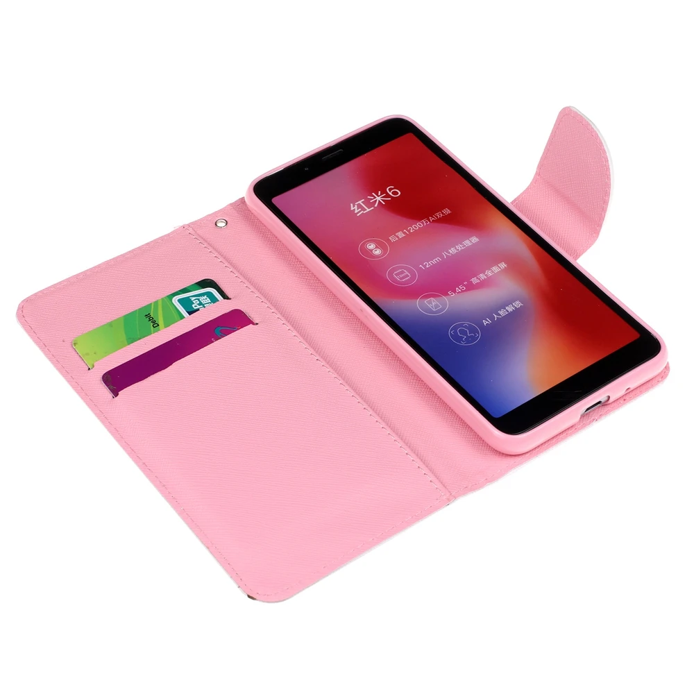 Etui Redmi 6 6A 5 5A 4A 4X5 Plus чехол с рисунком панды единорога задняя крышка для Xiaomi Note 4X6