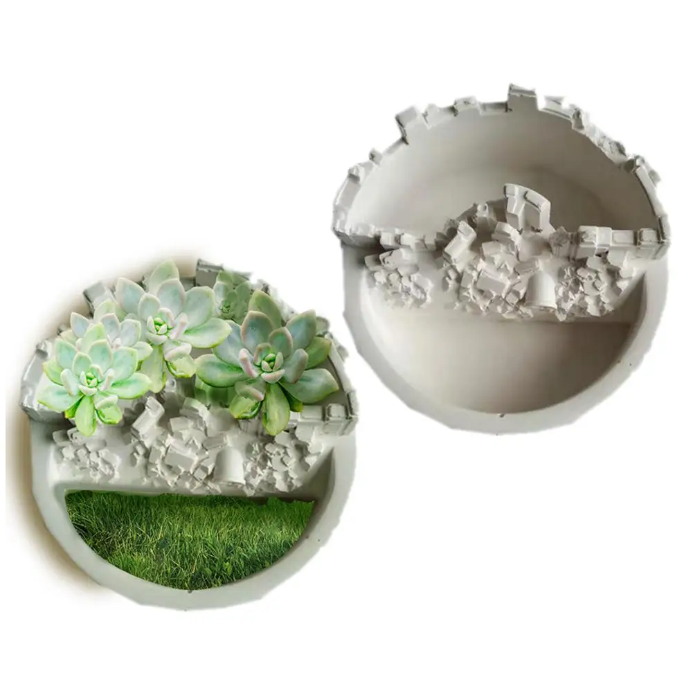 Силиконовая форма в горшках для растений формочка виде растения инструмент