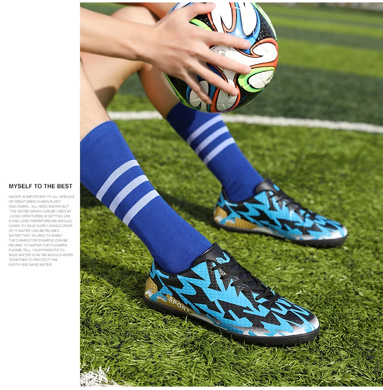YRRFUOT Turf Indoor мужские сникерсы Дети Мальчики бутсы футбольные бутсы кроссовки оригинальные взрослые футбольные бутсы 30-44 тренировочная обувь