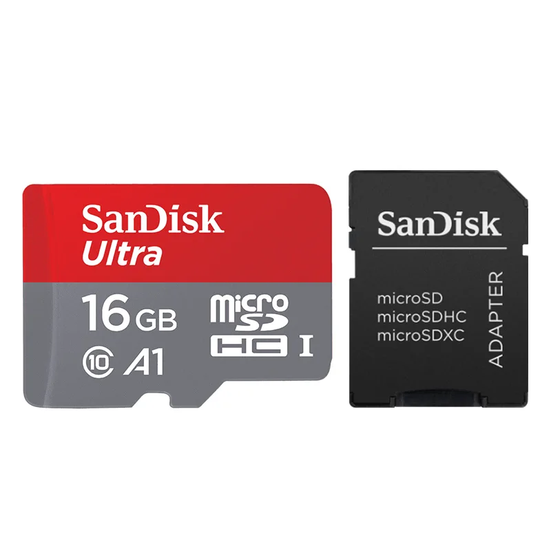 SanDisk 16 Гб Micro sd карта, Оригинальная карта памяти A1 MicroSD Max 80 м/с Uitra Class 10, TF карта 16 ГБ, Карта памяти SDHC - Емкость: 16GB-AP