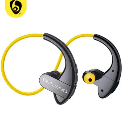 Цвет: желтый OVLENG S13 Bluetooth 5,0 наушники IPX4 водонепроницаемые беспроводные наушники спортивные басовые наушники с микрофоном для iPhone samsung huawei - Цвет: Цвет: желтый