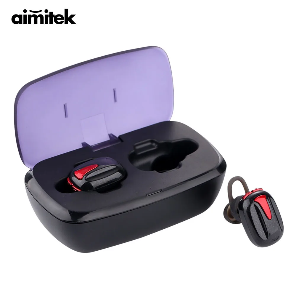 Aimitek K8 Mini TWS bluetooth гарнитура настоящие беспроводные стерео наушники свободные