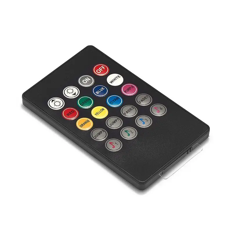 100pcs DC 12V 24V 20key LED RGB Music Controller Sound Sensor With IR Remote Control For SMD 5050 Rigid Strip Lights | Лампы и