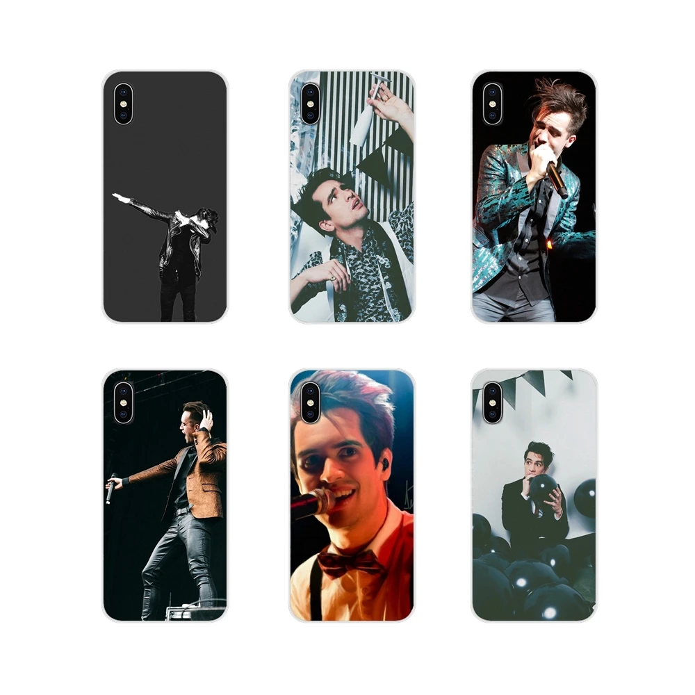 Прозрачный прозрачный ТПУ чехол Brendon urie Panic at Disco для Apple iPhone X XR XS MAX 4 4S 5 5S 5C SE 6 6S 7 8 Plus