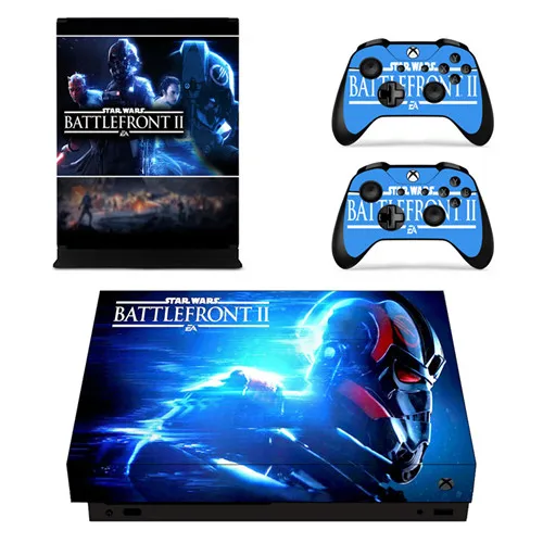 YSX1X0054 С принтом «Звездные войны» кожи Стикеры наклейка для Microsoft Xbox One X Xbox Slim консоли и 2 контроллеры для Xbox One X кожи Стикеры винил - Цвет: YSX1X0054