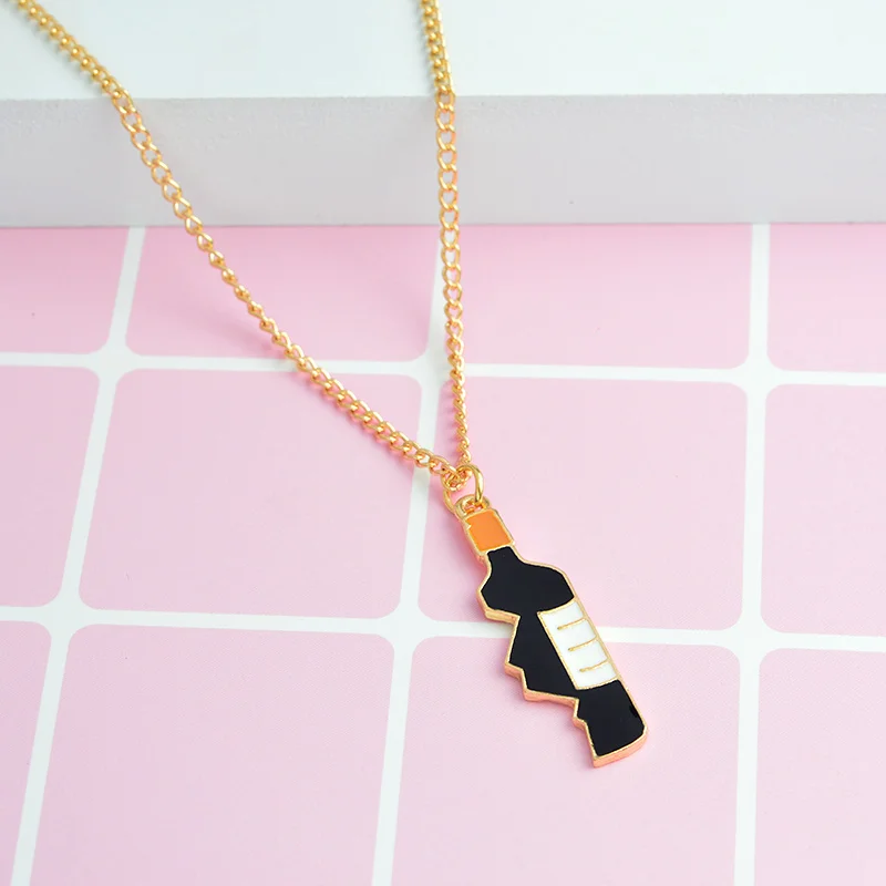 2 шт./компл. разбитое сердце бутылка кулон ожерелье Мода Эмаль BFF дружбы для женщин