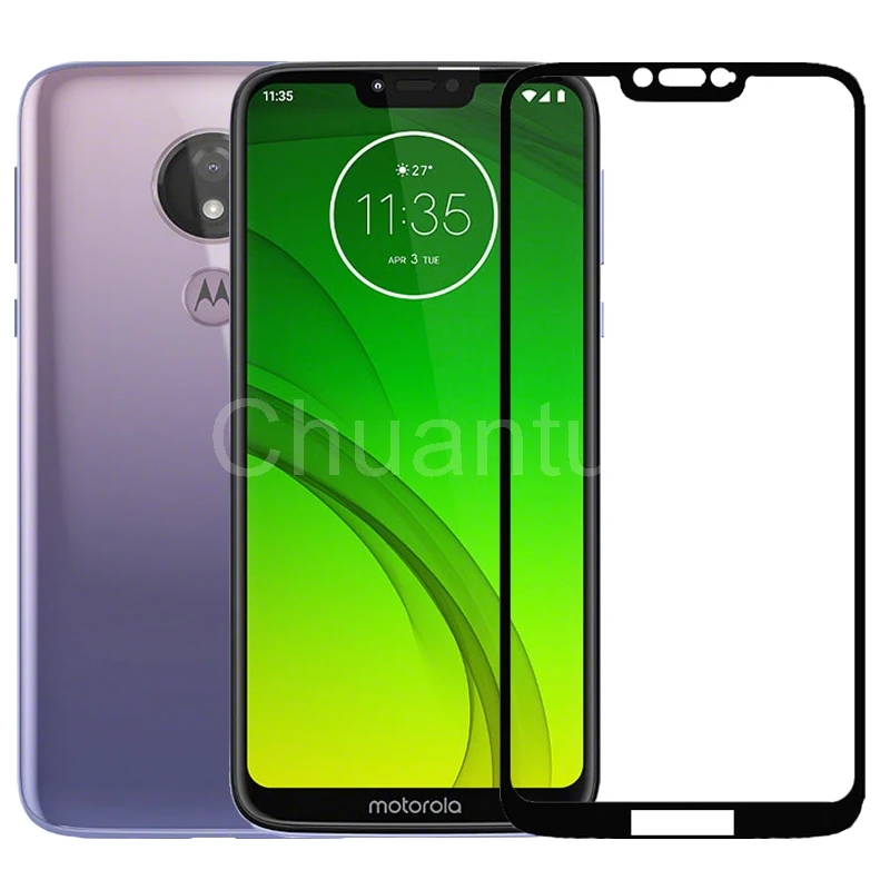 2.5D 9H закаленное стекло премиум класса для Motorola Moto G7 Power полное покрытие Защитная