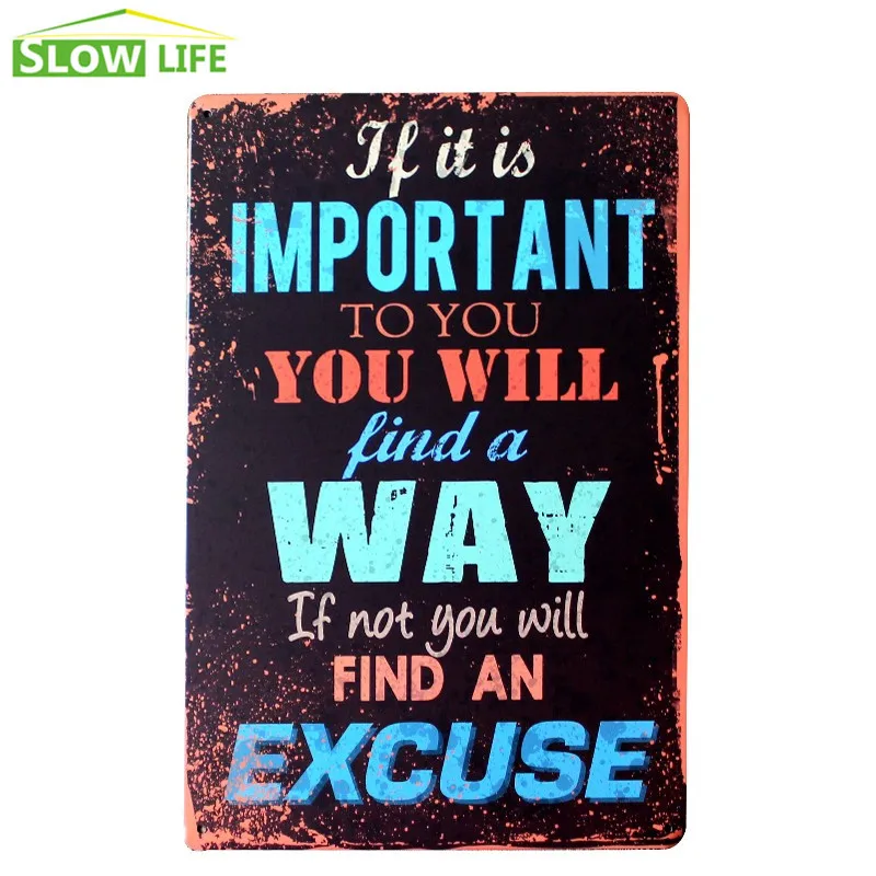 Девиз жизни металлический Олово табличка для кафе бар Настенный декор жестяная
