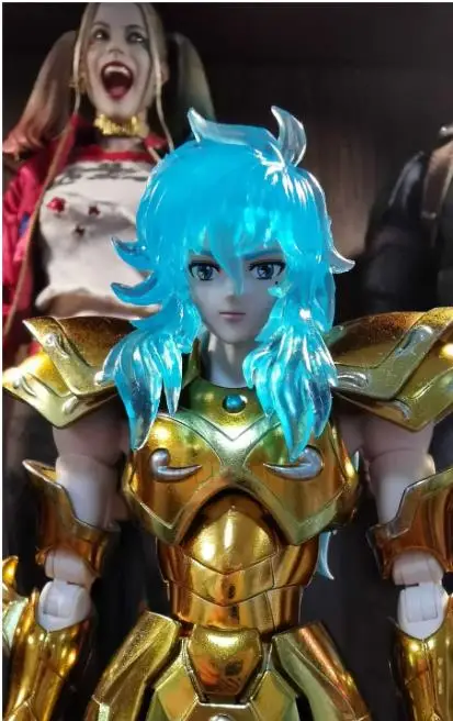 Aphrodite BLUE Модель фанатов, набор из ткани с изображением святого Сеия EX myth, желтый, синий, прозрачный набор для волос, для близнецов, Сага, рыбы, Афродита, фигурка, игрушка - Цвет: Aphrodite BLUE