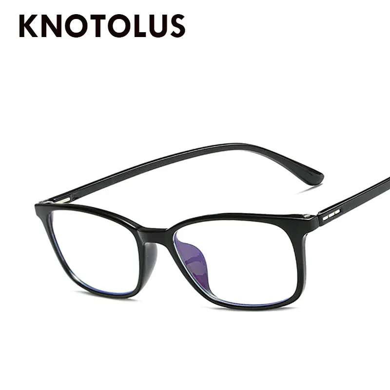 Knotolus Для женщин мужские очки для чтения черный красный TR90 ультра-легкий Ретро