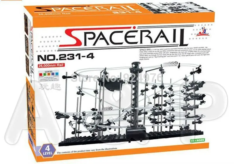 Spacerail diy Space Warp эректор Набор Space Warp игрушки spacerail орбиты Забавный строительный мининабор, Roller Coaster игрушки Space Warp