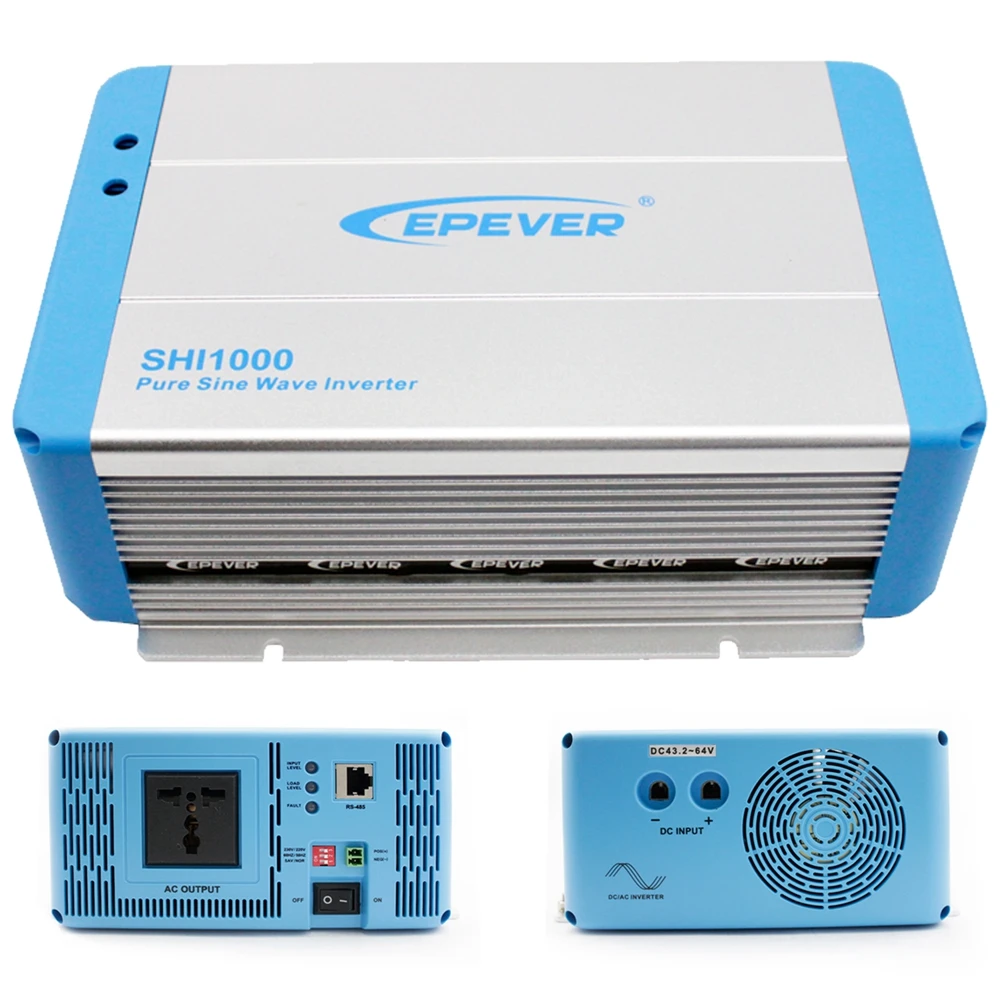 600 Вт EPever Чистая синусоида Инвертор 12VDC к 220VAC Солнечный инвертор