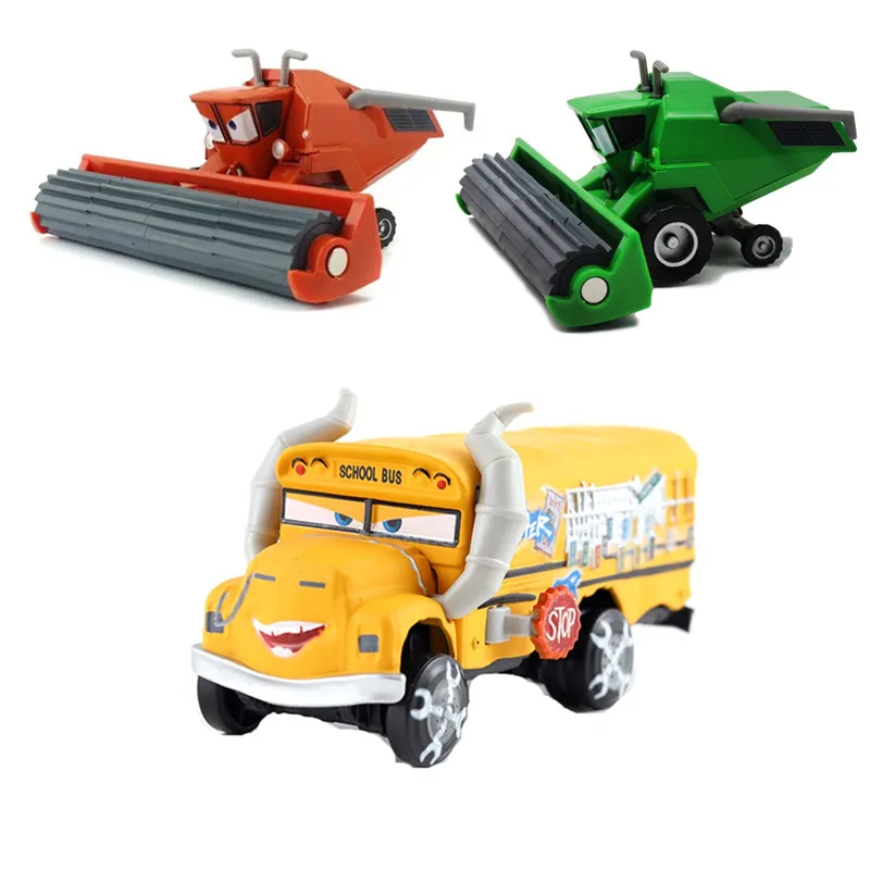 Disney Pixar машина 3 Miss Fritte Lightning McQueen Frank Harvester Jackson Storm металлическая модель автомобиля