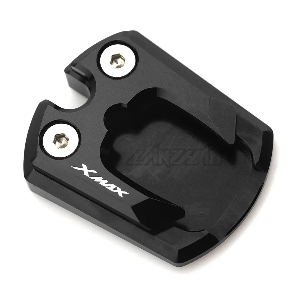 Black CNC алюминиевая подставка для мотоцикла, увеличивающая пластина, накладка, боковая подставка, увеличитель, аксессуары для мотоциклов Yamaha X-MAX 300 XMAX300 - Цвет: Black