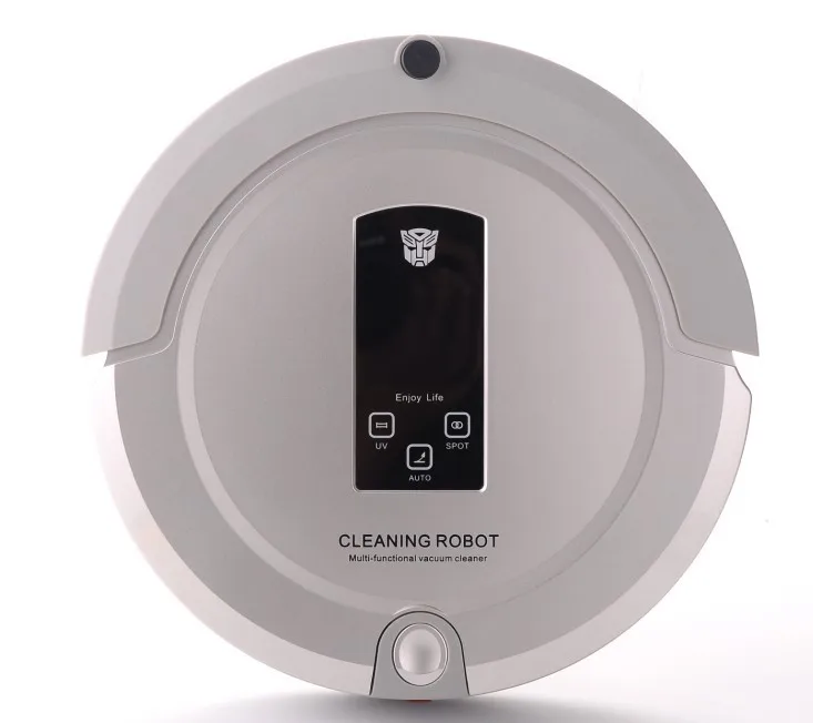 (Free to Russia )4 In 1 Multifunction Robot Vacuum Cleaner (Sweep Mop Sterilize) Auto Recharged 2-Way Virtual Wall | Бытовая техника