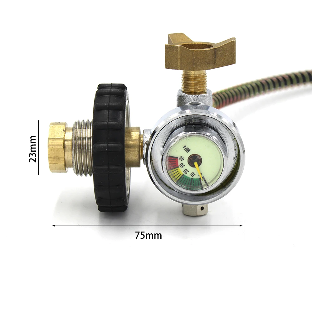 PCP дайвинг клапан CO2 заправочный воздушная инфляция запасной адаптер маленький