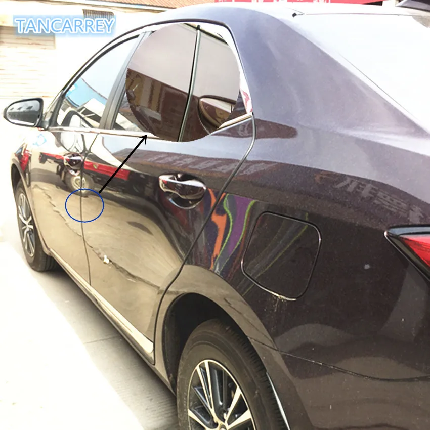 Декоративные наклейки на двери автомобиля аксессуары для Toyota Corolla Avensis Yaris Rav4 Auris