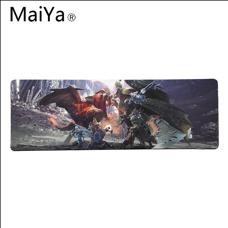 Высококачественный дизайнерский резиновый коврик для мыши Maiya Monster Hunter World DIY