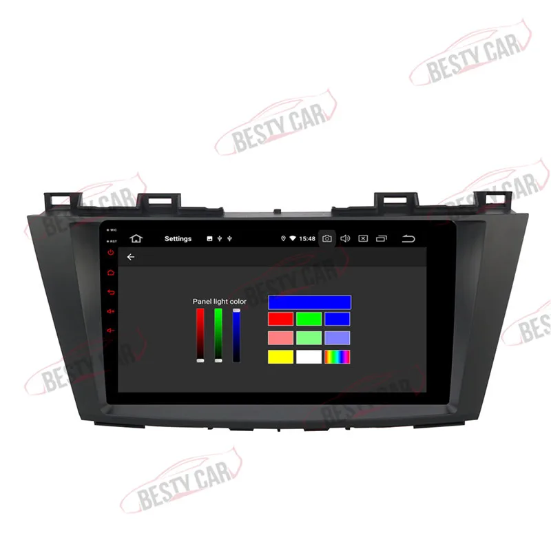 Автомагнитола 9-дюймовая Android 9.0 для Mazda 3 2010 2011 2012 2013 с GPS-навигацией, радио и аудио, головным устройством DSP 2.5D+IPS BT.