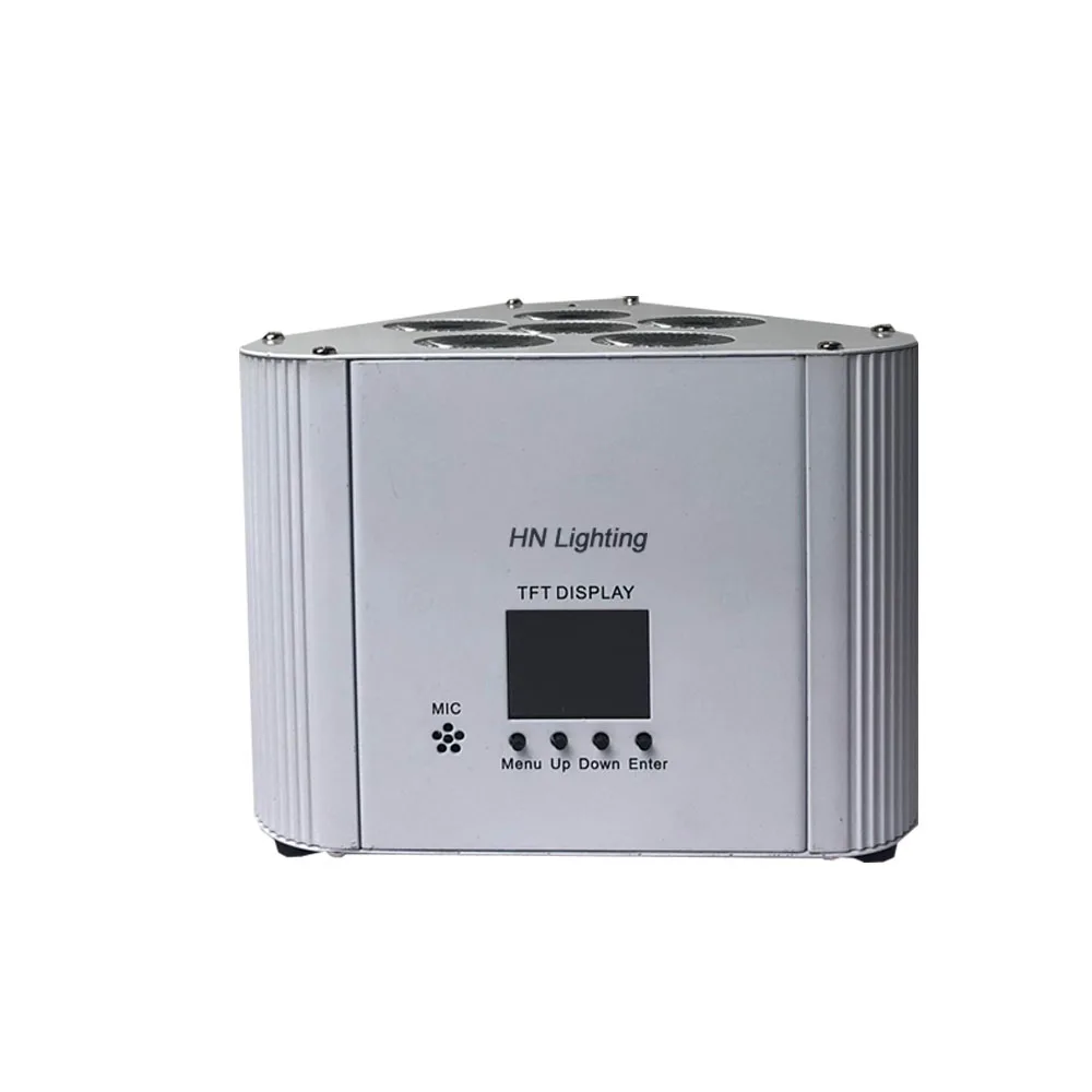 Новый 6x18 Вт RGBWA + УФ светодиодный аккумулятор и беспроводный Par can uplight пульт