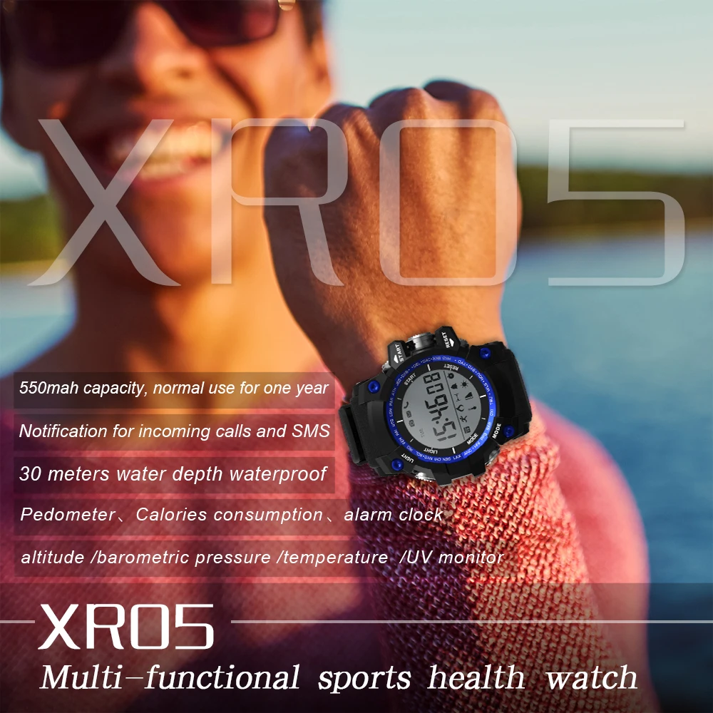 IP68 водонепроницаемый XR05 smart watch о состоянии здоровья во время занятий спортом