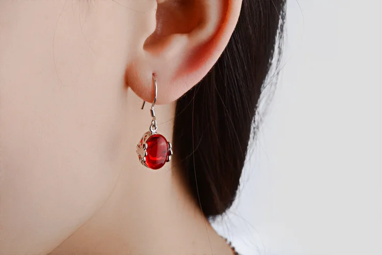 Серьги-капли, новинка, этнические ювелирные изделия, халцедон, камень, серьги, ручная работа, оригинальные свисающие серьги, зеленый/красный,, Новое поступление, Лидер продаж
