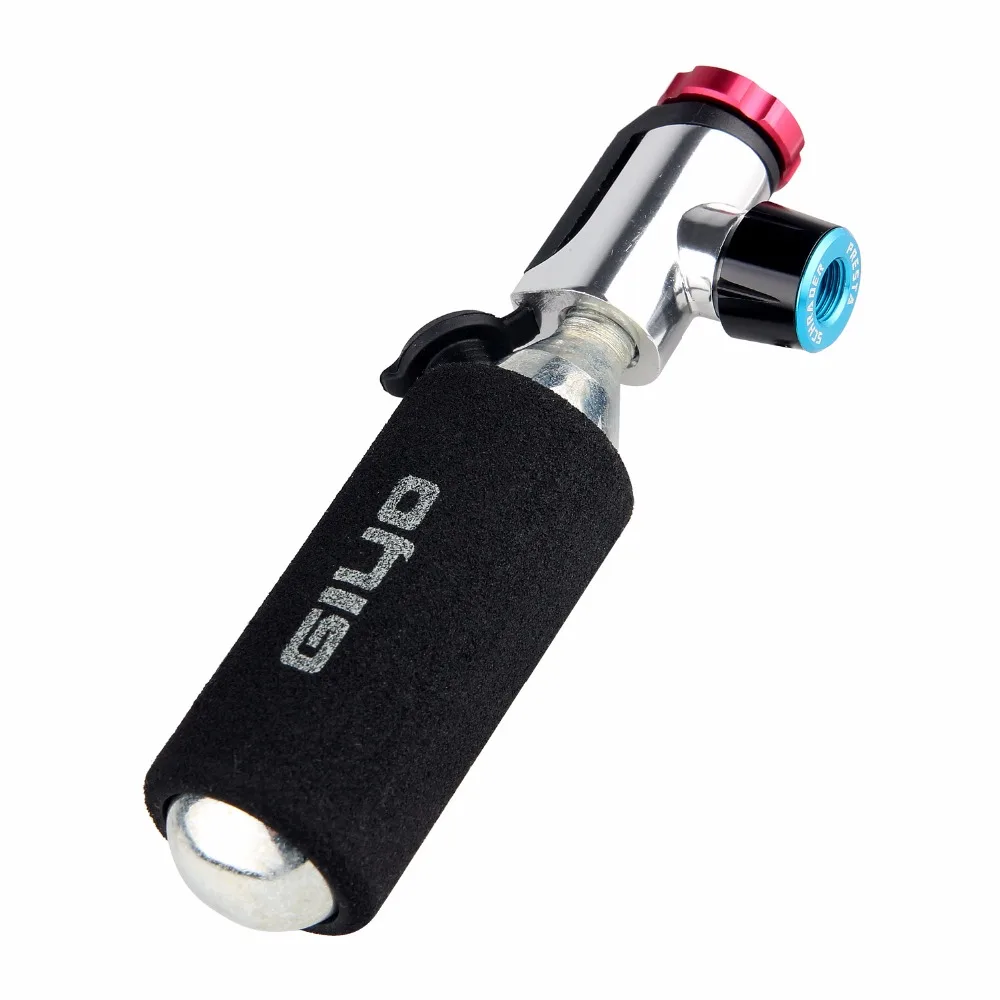 Велосипедный насос GIYO для Schrader Presta Adapter велосипедный 16 г CO2 алюминиевый трубный