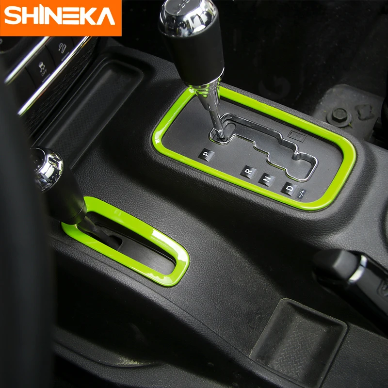 SHINEKA ABS автомобильная коробка переключения передач Панель отделка крышка Рамка