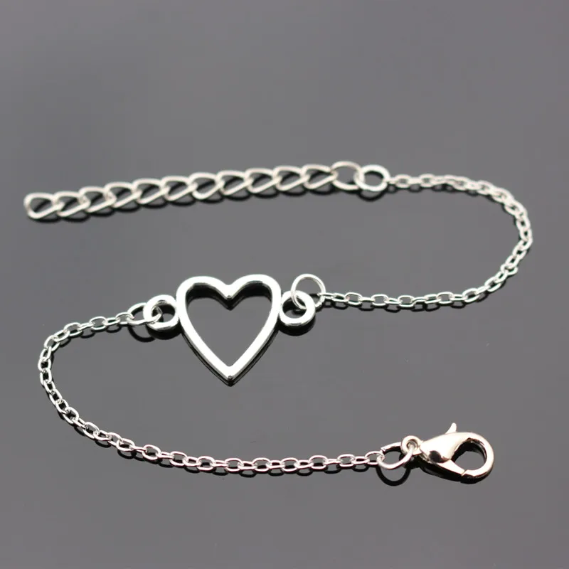 SL178 One Direction Charm Heart Bracelets Bangle Jewelry pulseras mujer Women Bracelet European &amp American Valentine's Gift |