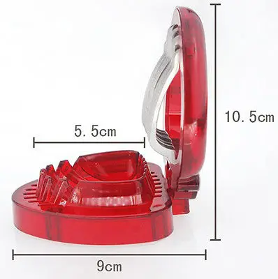 Новинка 2017 изящный слайсер для клубники десертов лезвие из нержавеющей стали