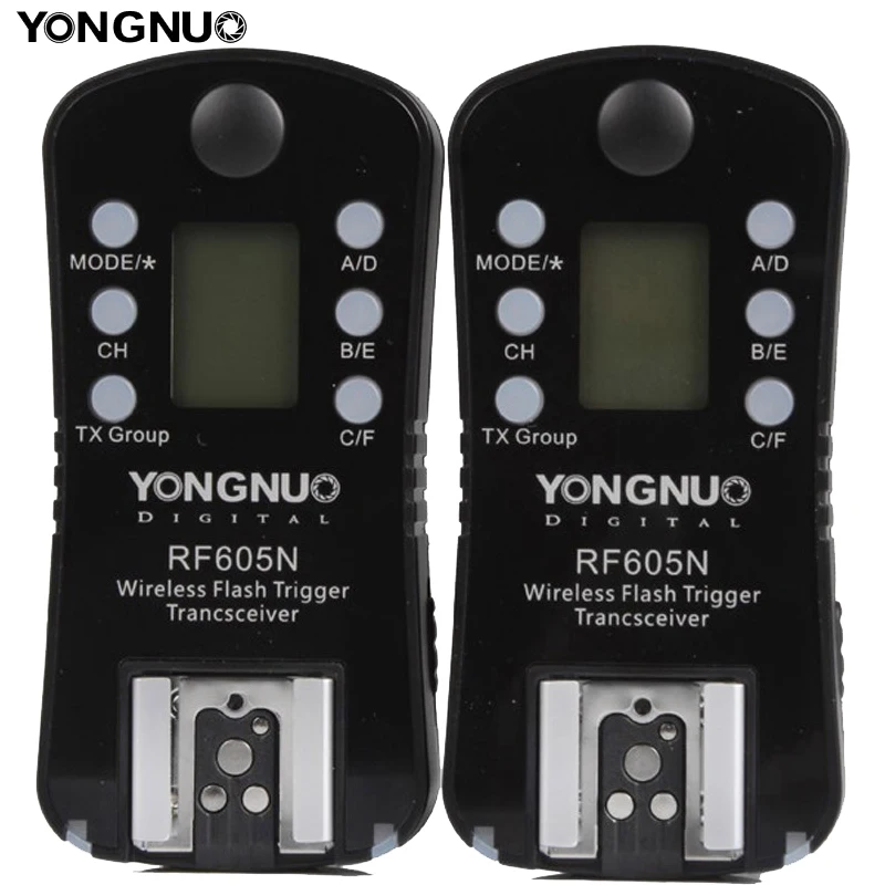 Беспроводная вспышка YONGNUO RF605N триггерный трансивер для цифровых зеркальных