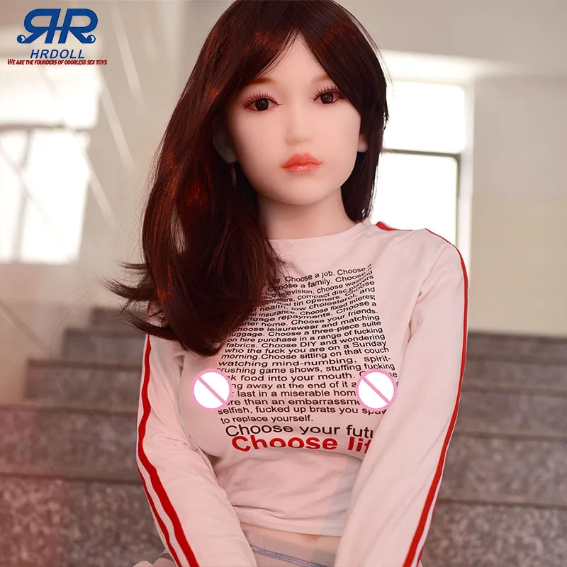 Sex Doll real gril small cheast Full Size silicone dolls Lifelike Japanese women LOVE Real TPE Dolls with skeleton |