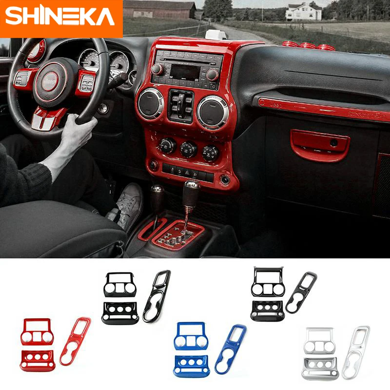 SHINEKA ABS Автомобильная приборная панель центральная консоль кондиционера
