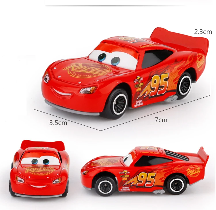 2/4/5/6 шт./компл. Disney Diecast из металлического сплава Pixar Cars 3 McQUEENS Jackson Storm McQueen