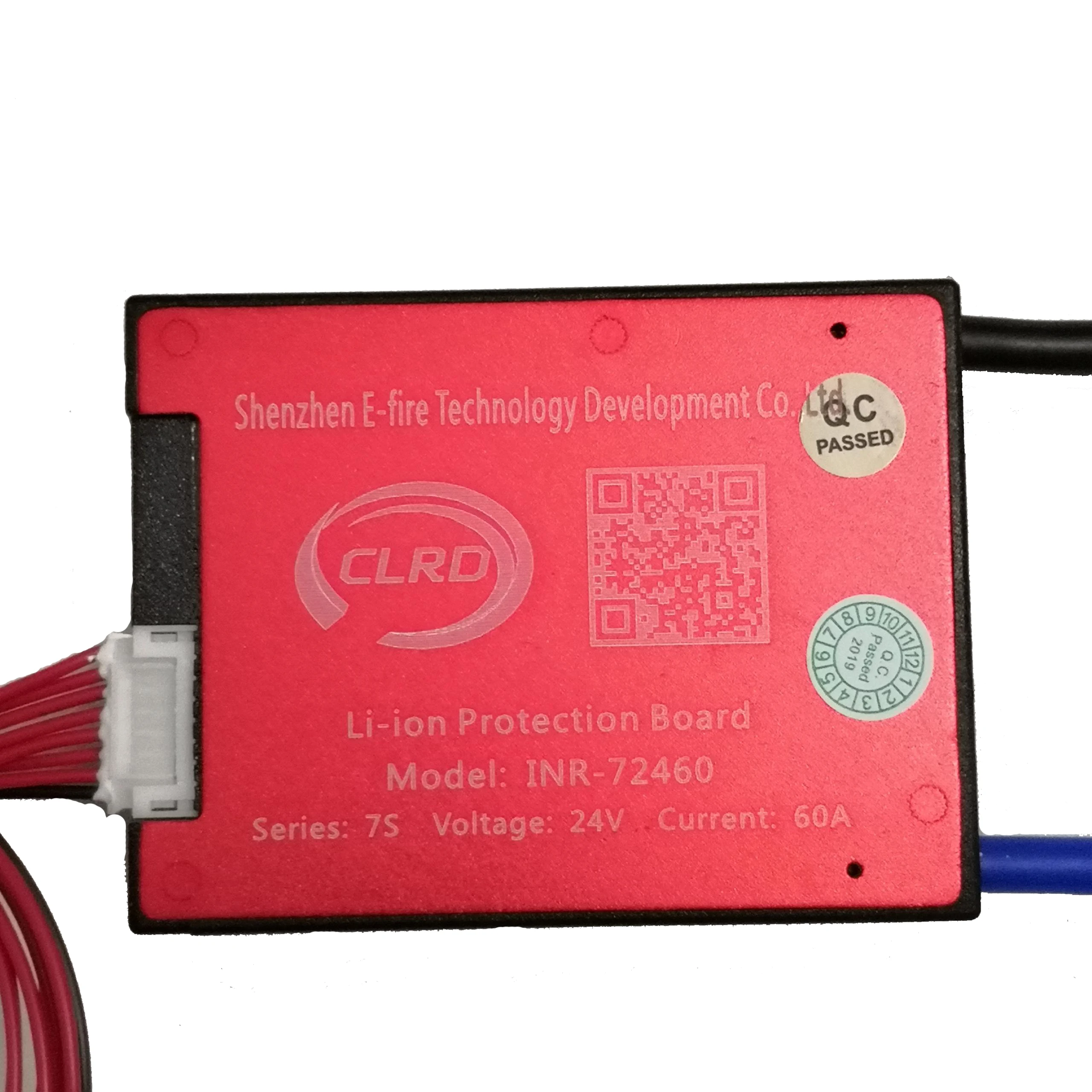 7S 24V 15A 25A 35A 45A BMS система управления батареей PCM PCB для 18650 комплект литий-ионный батарей с балансом